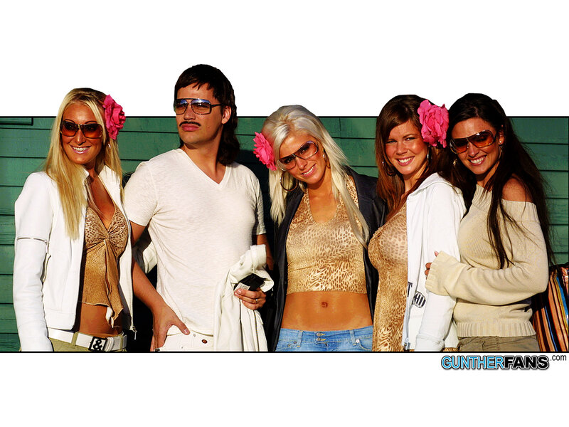 group of friends with flowers