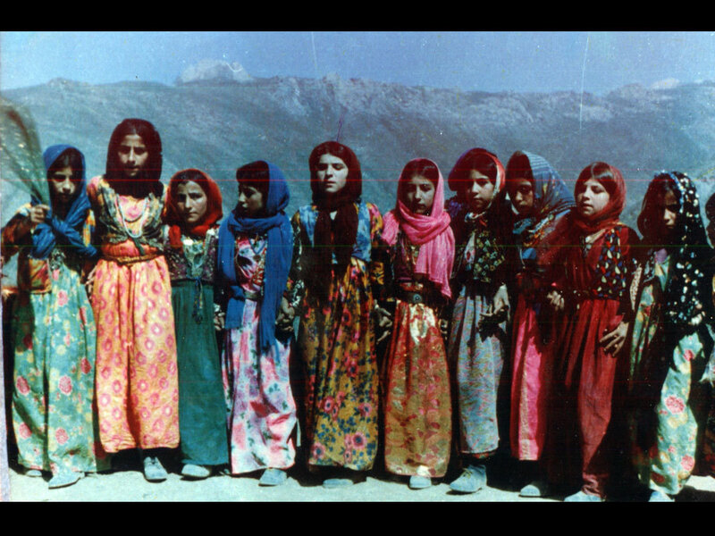 Group of girls in traditional clothing