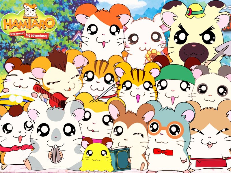 Group of Hamster Characters