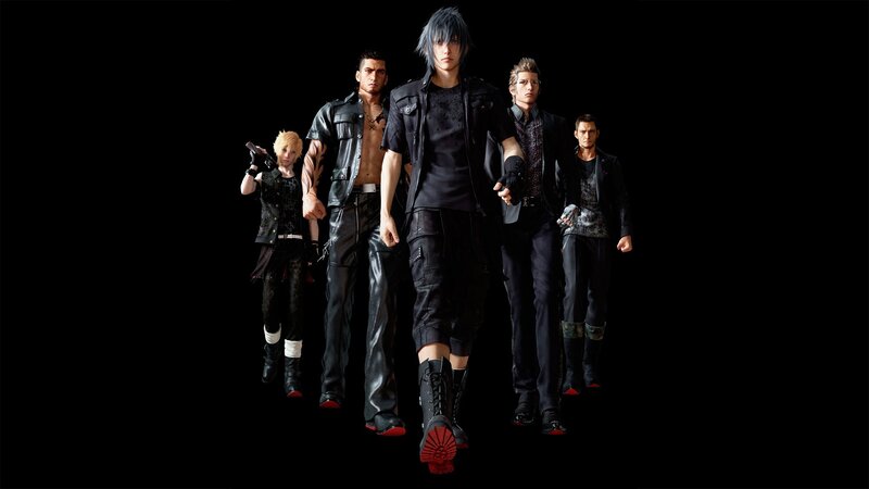 Group of Male Characters — Black, Serious, 3d Render