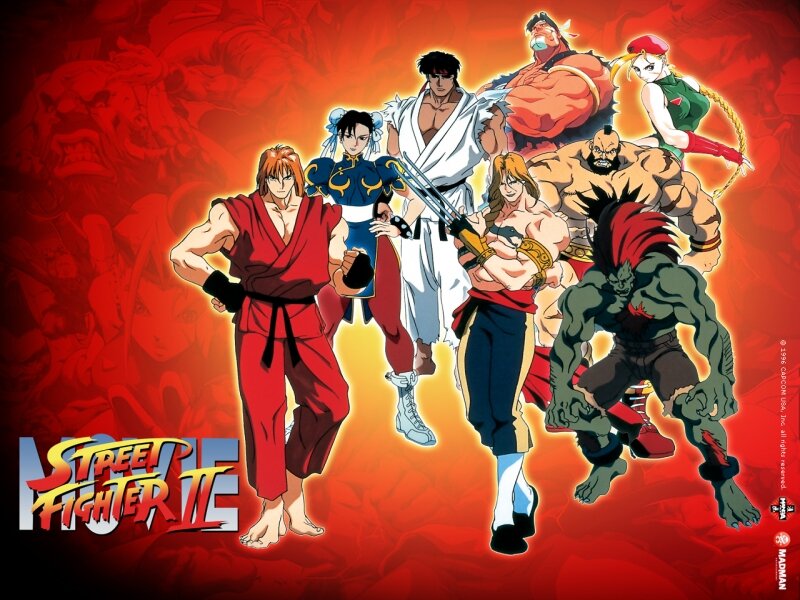 Group of Martial Artists — Red