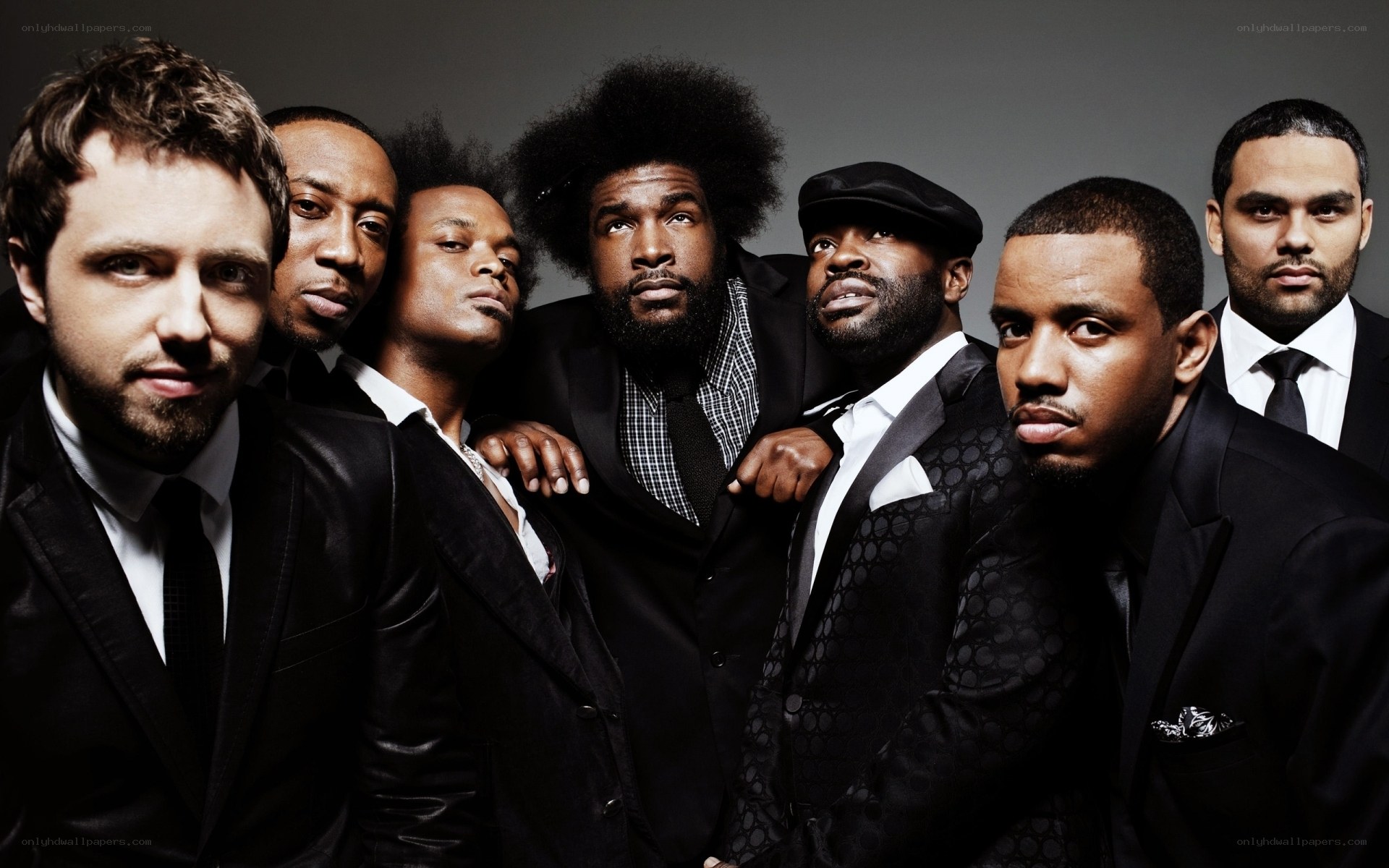 group of men in suits