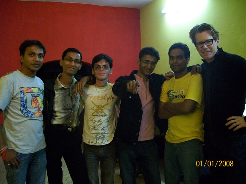 Group of men posing for a photo