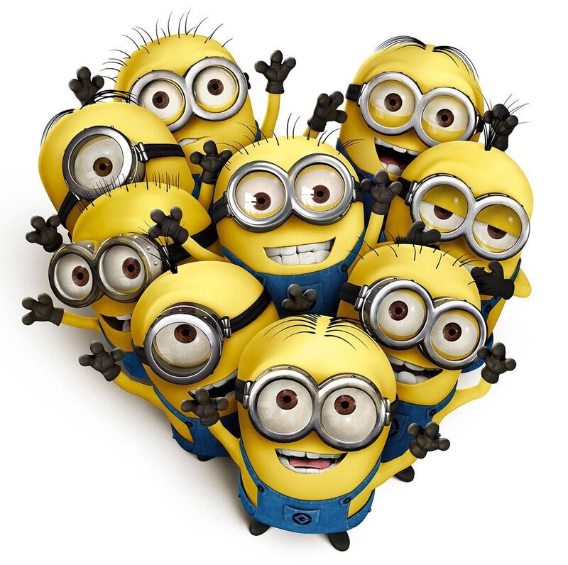 group of minions together