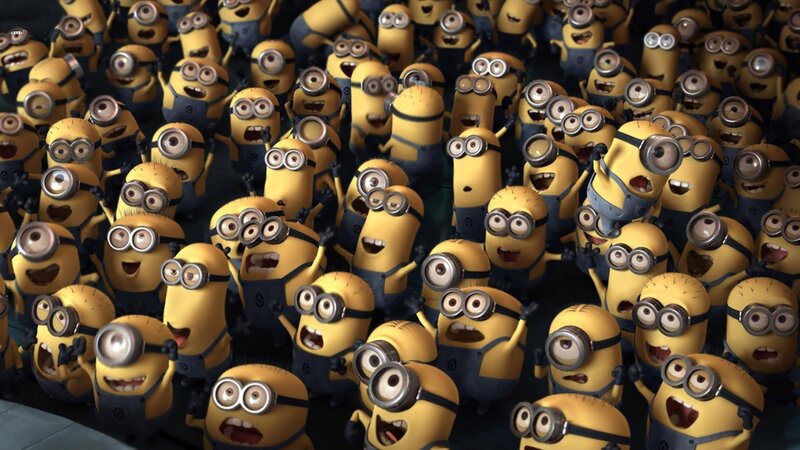 Group of Minions — Yellow, Chaotic
