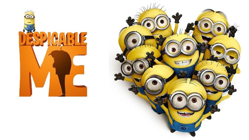 Group of Minions — Yellow, Playful, 3d Render, Movie Logo