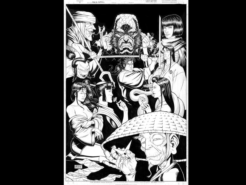 Group of Ninja Characters