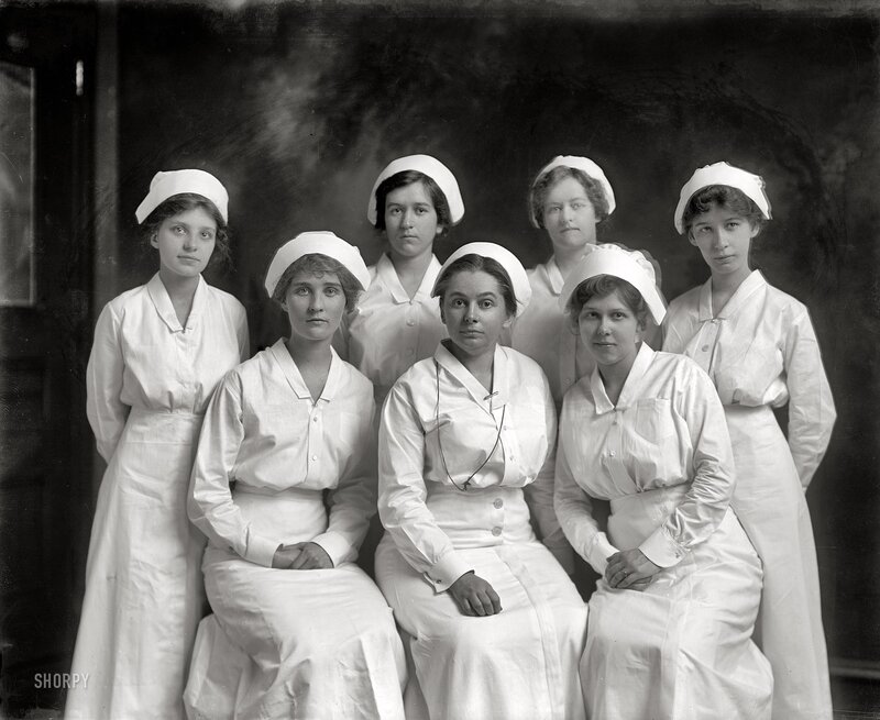 Group of nurses in uniform