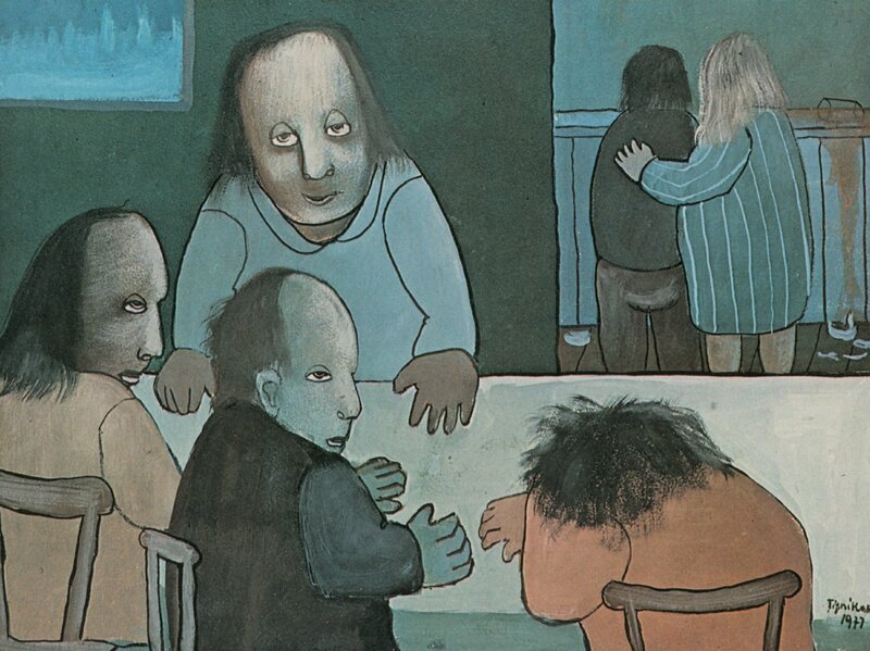 Group of people at a table