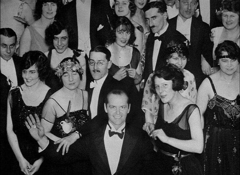 Group of People at Party — Black
