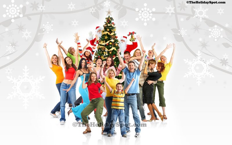 Group of People Celebrating — White