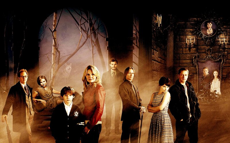 Group of People in a Gothic Setting