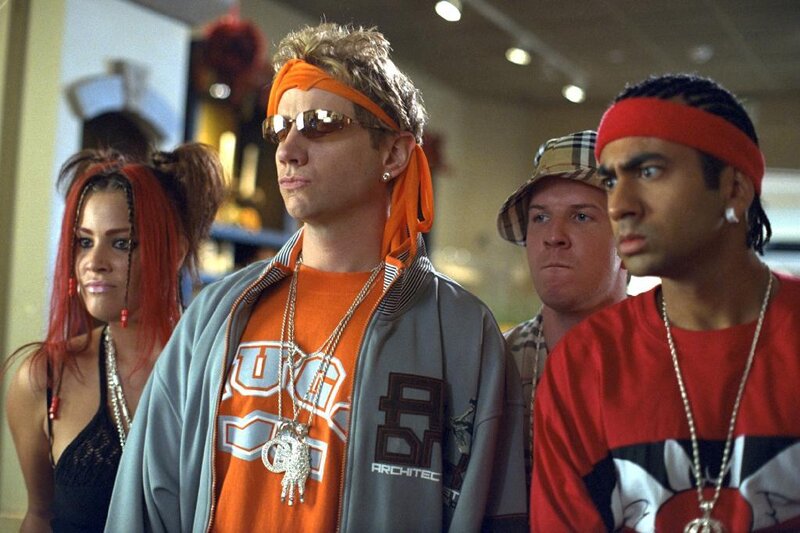 Group of people in a mall