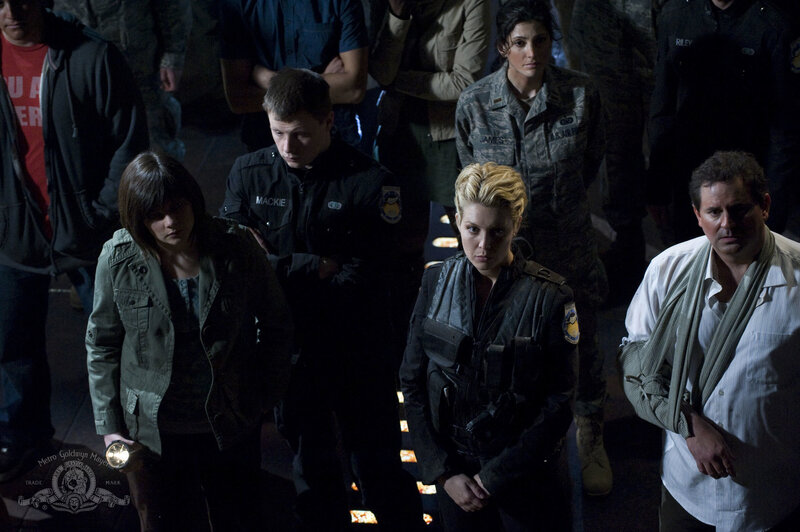 Group of people in a tense situation