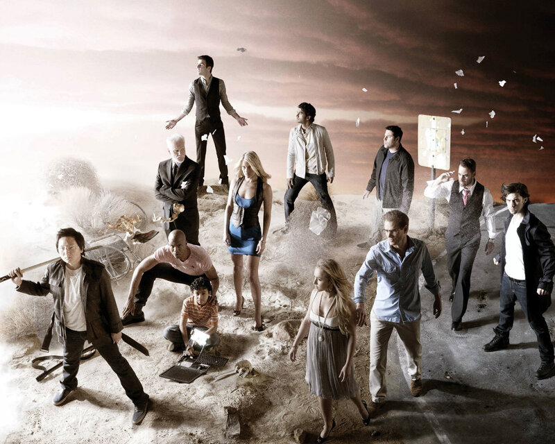 Group of People in Desert