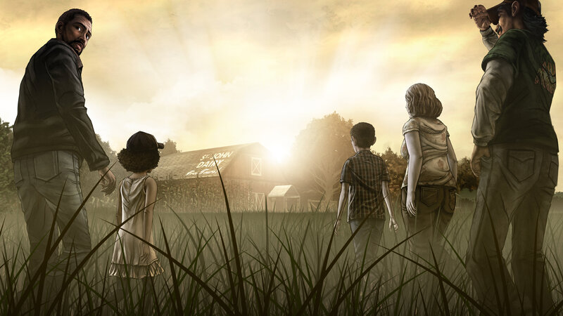 Group of People in Field