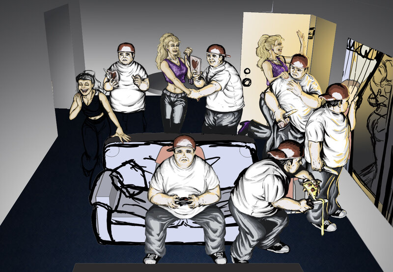 Group of People in Room