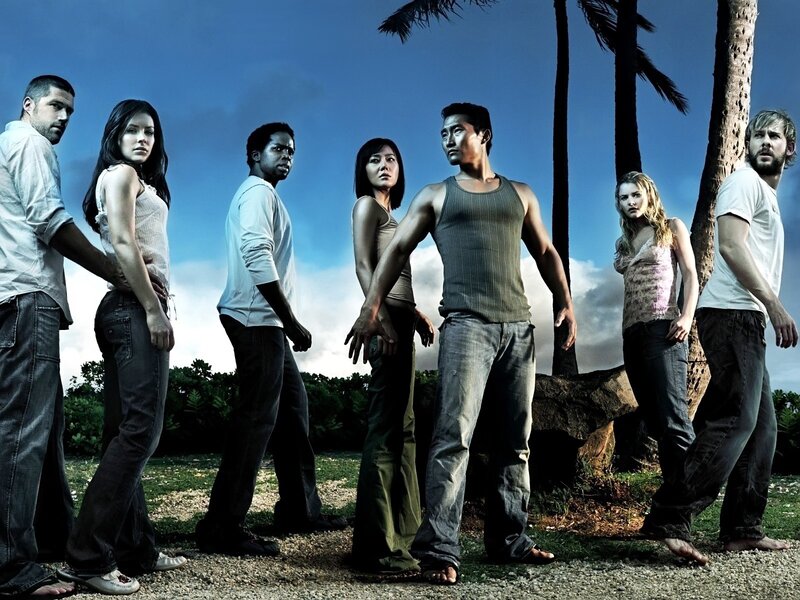 Group of People on Beach — Blue, Dramatic, Afternoon, Photograph, Palm Trees, Sky