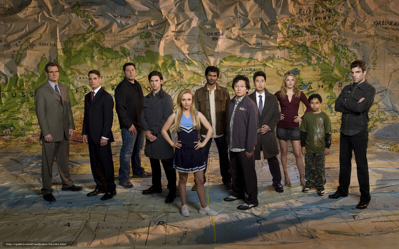 Group of People on Map