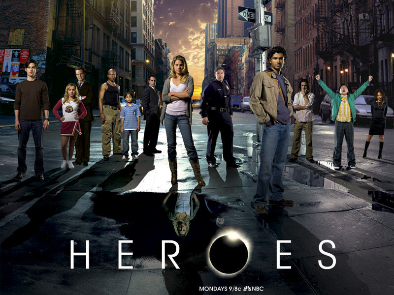 Group of People on Street — Black, Dramatic