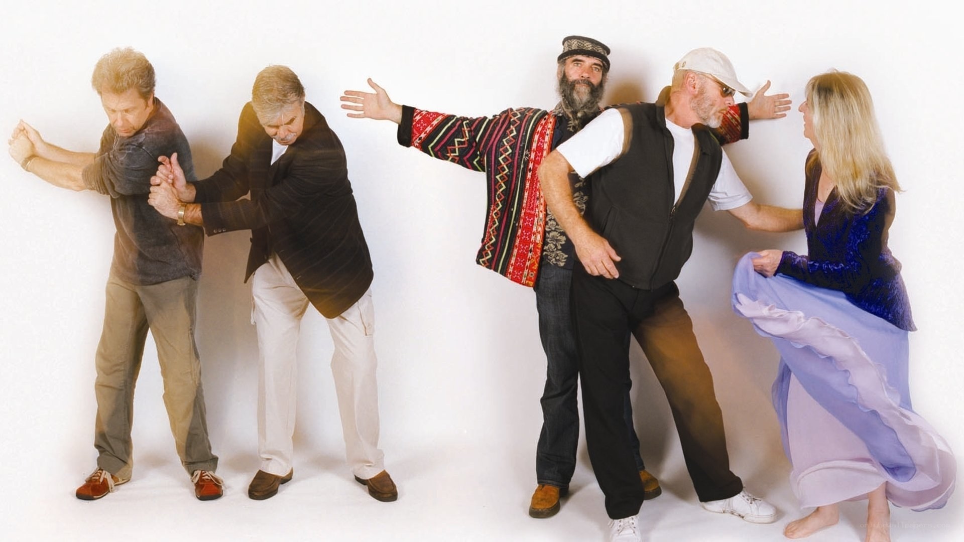 group of people posing together