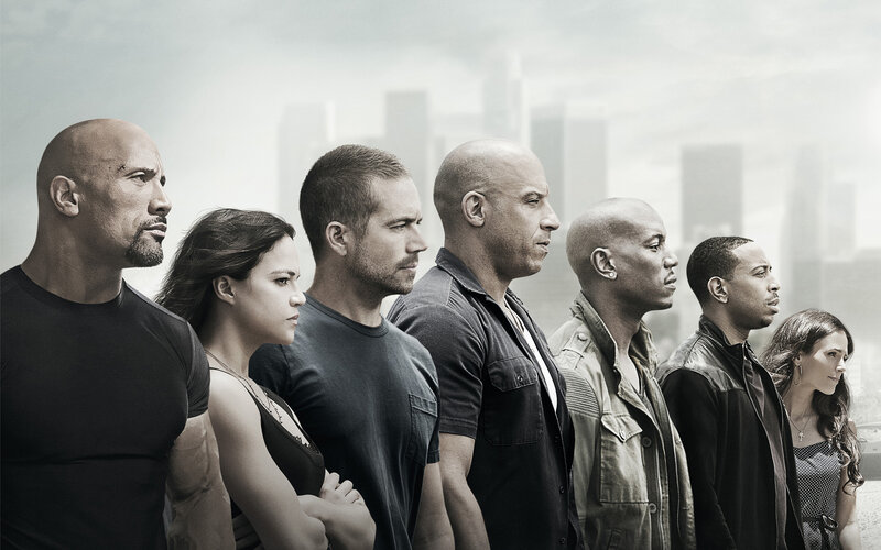 Group of People Standing — Gray, Dramatic, Photograph, City Skyline