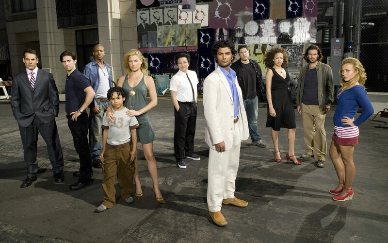 Group of People Standing — White