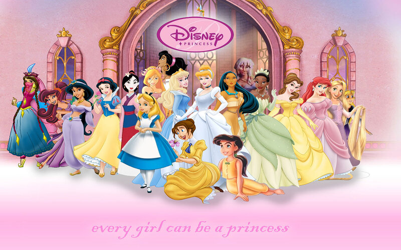 Group of Princesses — Pink