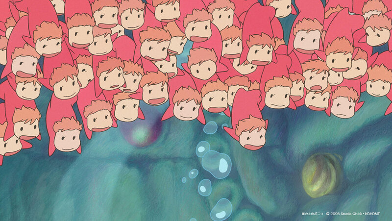 Group of Red-capped Figures