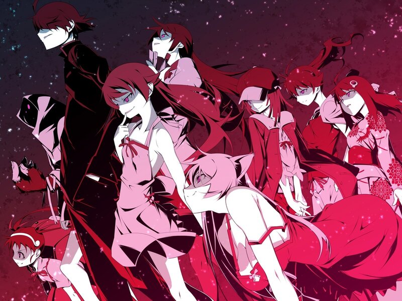 Group of Red-haired Anime Characters
