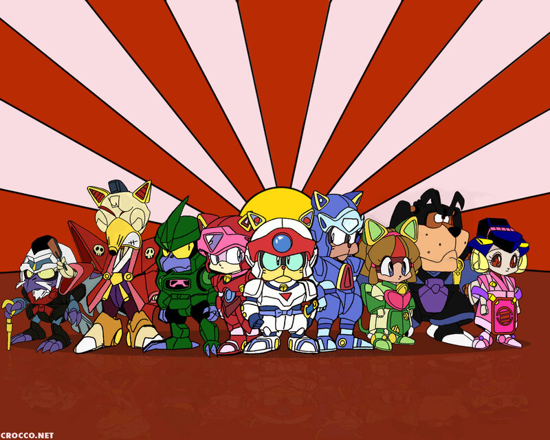 Group of Robotic Characters