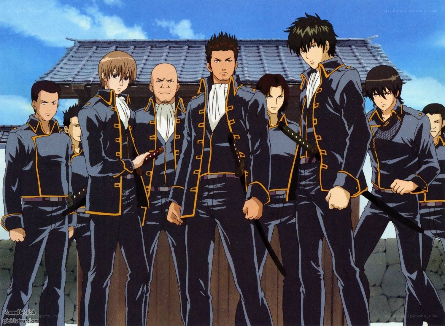 group of samurai warriors