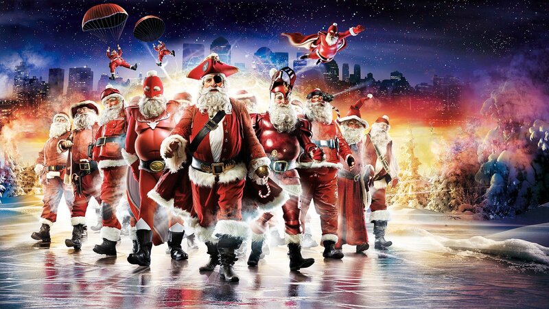 Group of Santa Claus Characters