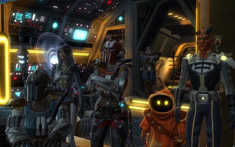 Group of Sci-fi Characters