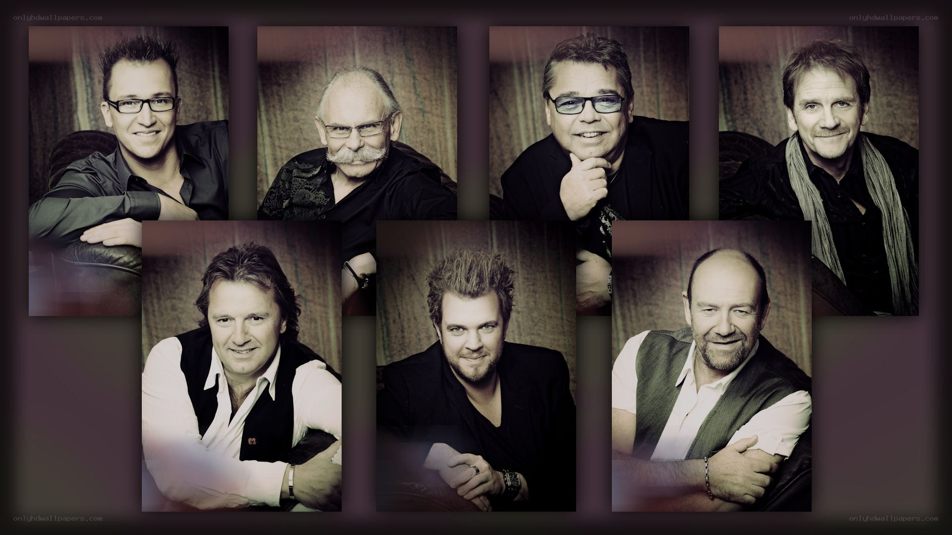 group of seven men