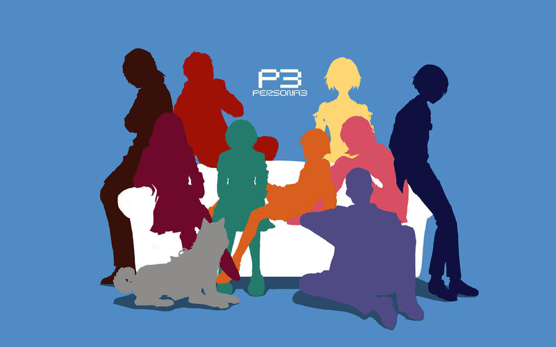 Group of Silhouetted Characters
