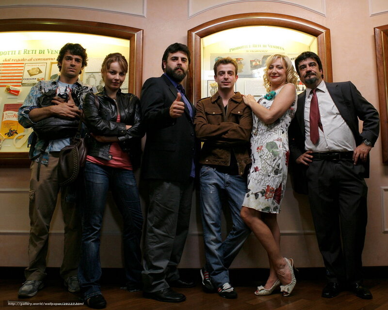 Group of six people posing