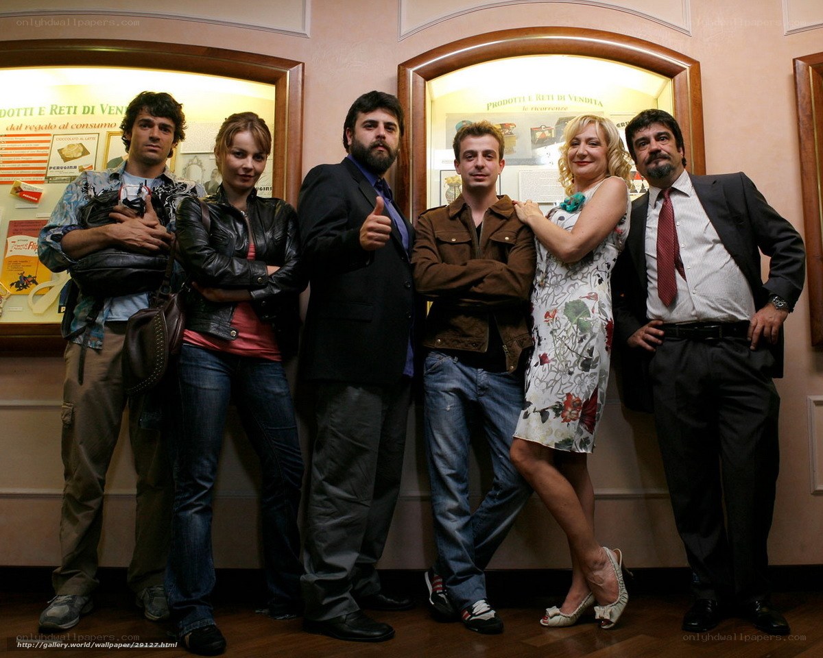 Group of six people posing