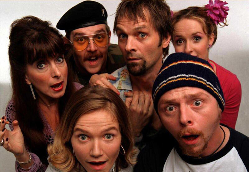 Group of Six People — White