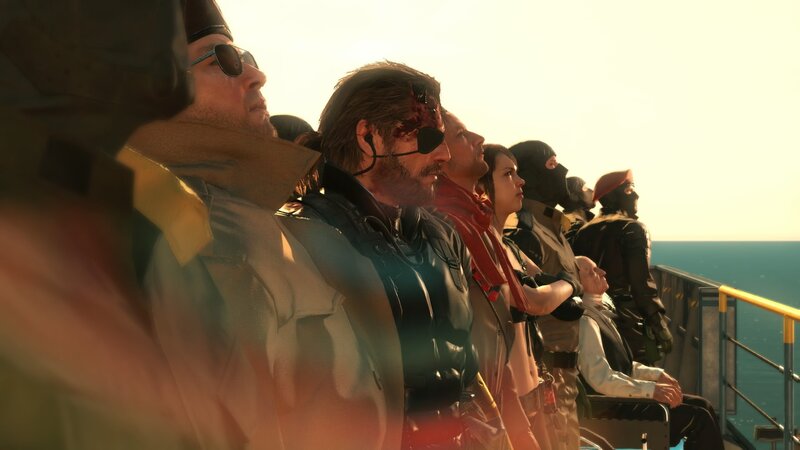 Group of Soldiers on Ship