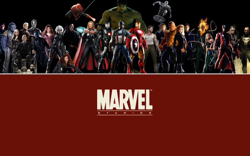 Group of Superheroes — Black, Dramatic, Digital Art, Hulk