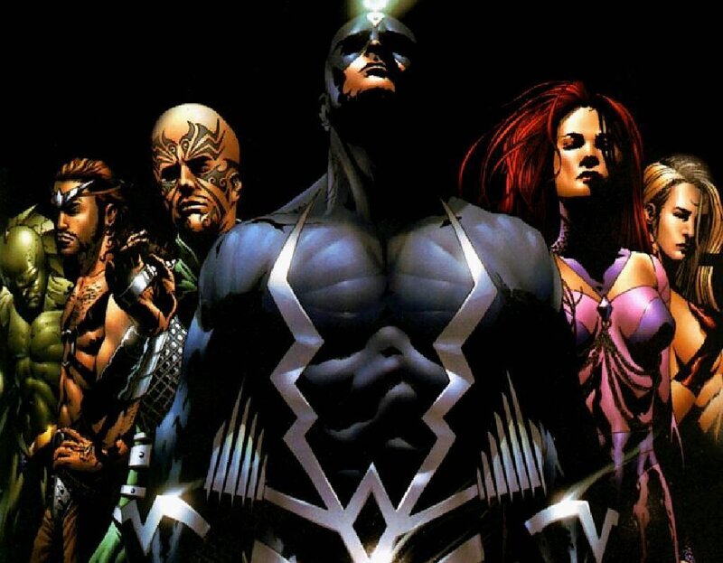 Group of Superheroes — Black