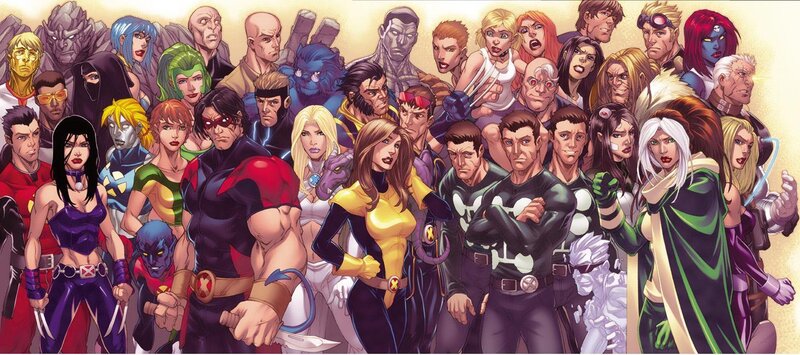 Group of Superheroes — Yellow, Dramatic
