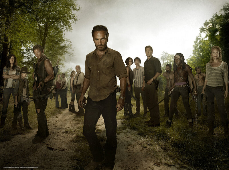 Group of Survivors on Path