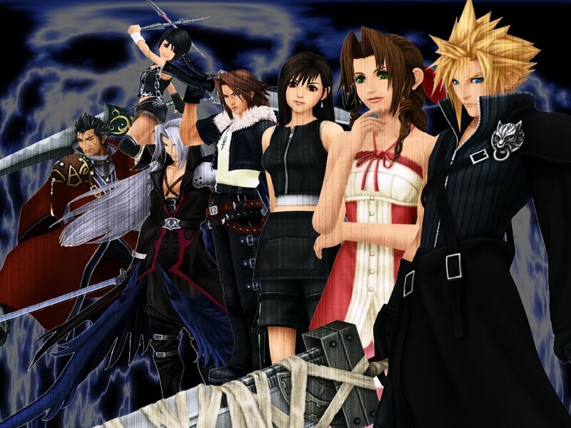 Group of Video Game Characters — Black, Dramatic, Night