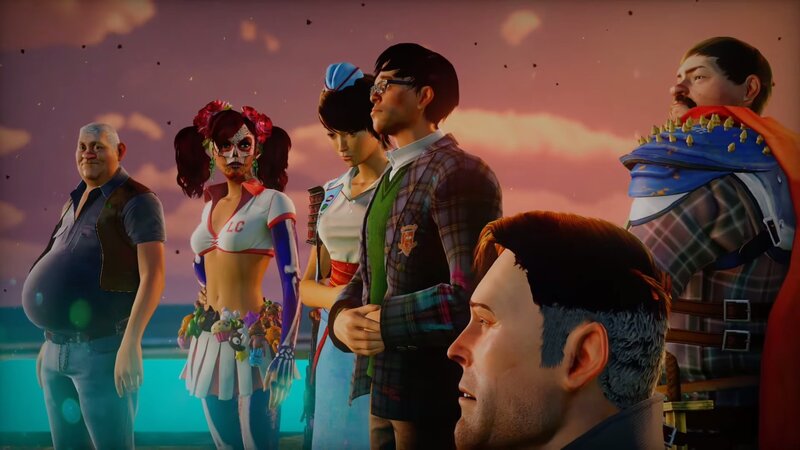 Group of Video Game Characters — Pink