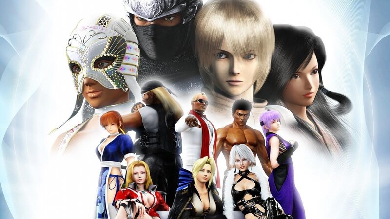Group of Video Game Characters — White, Dramatic, 3d Render, Masks