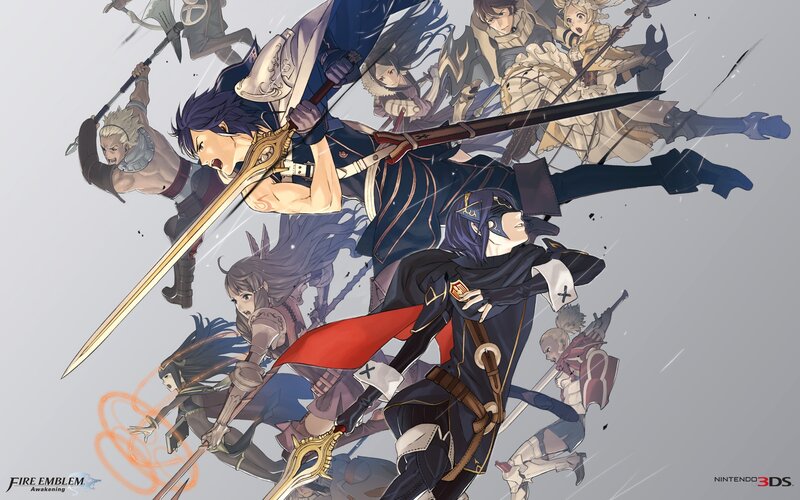 Group of Warriors in Battle — Gray, Dramatic