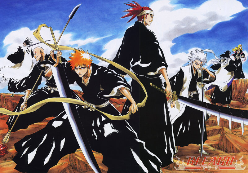 Group of Warriors in Black Robes
