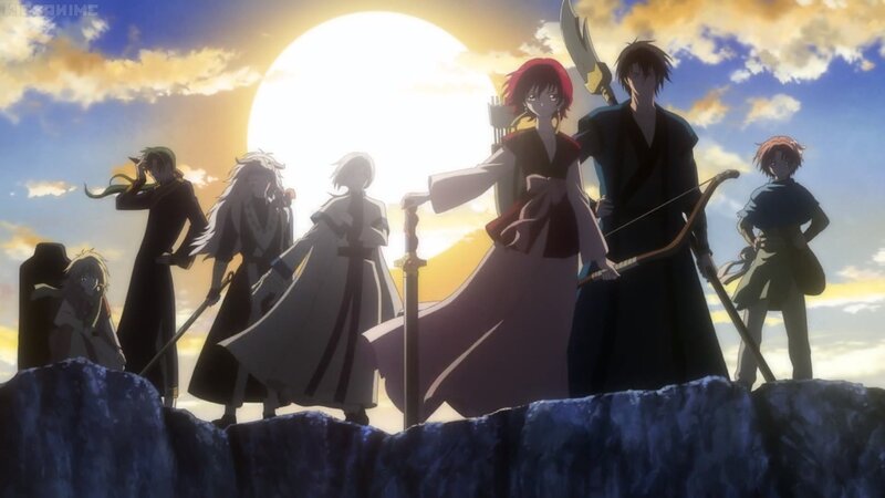 Group of Warriors on Cliff
